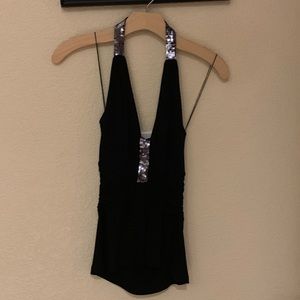 Laundry by Shelli Segal embellished dresstop